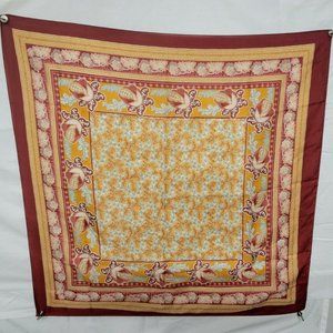 VINTAGE MULTICOLOR PRINT LADIES SCARF